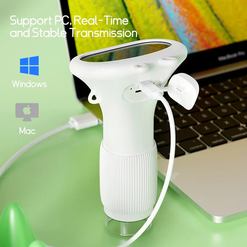 1000x Zoom Kids Microscope with 2-Inch Screen